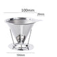 1pcs Stainless Steel Reusable Strainer Tea Coffee Strainer Fine Strainer Steel Drain Kitchen Accessories Tea Accessories