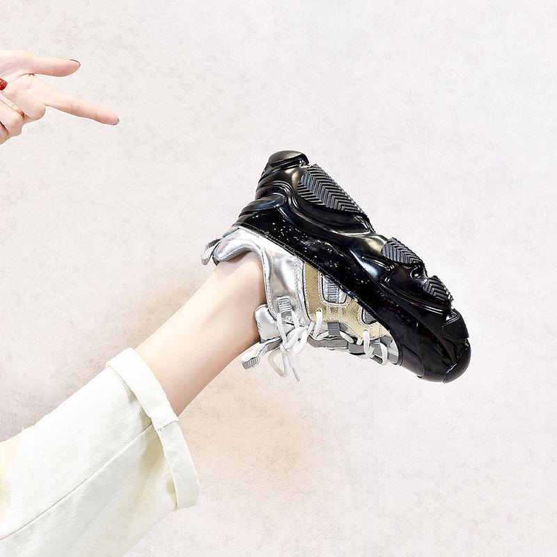 Women Sneakers Casuals Height Increasing Female Chunky Shoes thick-soled sports shoes casual running shoes