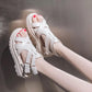 Thick-soled Sandals Women's Summer Height Increase Sandals Beach Roman Shoes Women's One-way Sandals Simple Non-slip