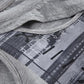 Gray Short-sleeved Irregular T-shirt Women's Short Umbilical Short Chic Top Two-piece Female Summer