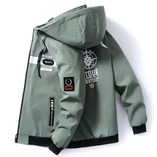 Autumn Jacket Men's Tide All-match Early Autumn Clothes Men's Hooded