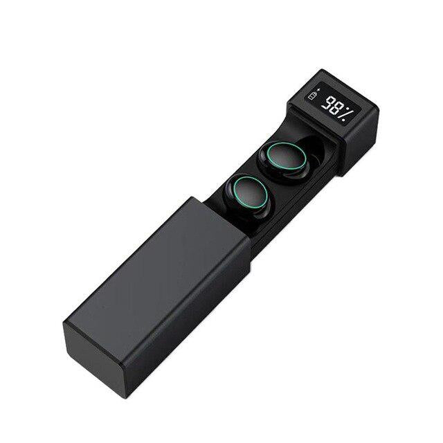 Waterproof 5.0 Earphones Bluetooth Mini HIFI TWS Earbuds Push-pull Headphones LED Display Headset