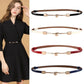 Women's Sweater Skirt Belt Girls Leather Cool Thin Belt Dress Waist Chain Ladies Decorative Belt