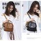 Multifunctional Backpack Handbag Trend Korean Fashion Simple and Versatile Soft Leather Small Backpack