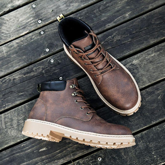 Boots Retro Tooling Shoes Fashion Men's Boots Tide Shoes Men's Shoes Men's Martin Men's British