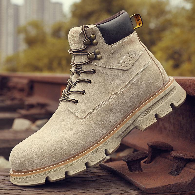Canvas  Martin Boots Men Autumn New Personality Fashion Casual Boots High-top Tooling Winter Shoes Tide Boots 2021