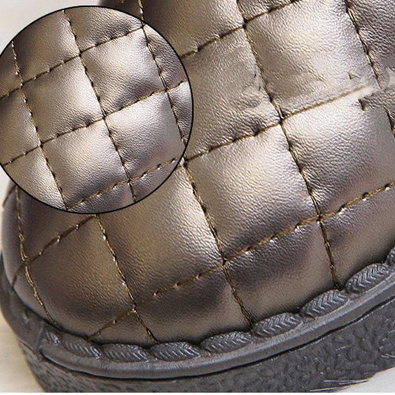 Women's Snow Boots Winter Warm Plus Velvet Flat Shoes Waterproof Non-slip Warm Ankle Boot Short Boots