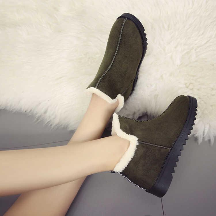 Women Boots Winter Snow Boot for Women Ladies Ankle Botas Mujer Warm Plush Insole Shoes Woman