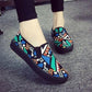 All-match Flying Woven Casual Shoes Summer Wild Geometric Single Shoes Non-slip Graffiti Female Students Korean Shoes