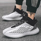 Men's Coconut Shoes Autumn Korean Version All-match High-top Shoes Boys Sports Shoes Students Casual Shoes Fitness Shoes Mesh Shoes