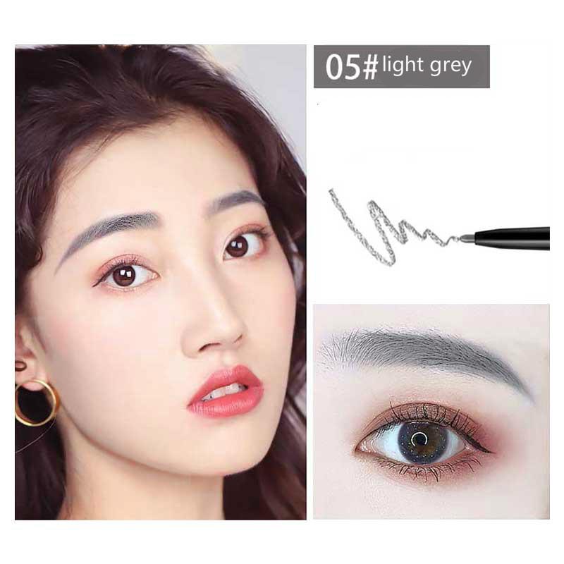 New super fine eyebrow pencil waterproof and sweatproof long lasting color fade student beginner