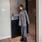 Fashion Autumn Women Plaid Blazers  Jackets Work Office Lady Suit Slim  Business Female Blazer Coat Talever