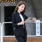 Solid Color Suit Suit Female Suit Interview Work Overalls Professional Temperament Formal Dress Two-piece Suit Jacket + Pants