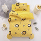 Children's Bed Three-piece Soft Skin-friendly Pillowcase Quilt Cover Sheet Milk Velvet Warm Bed Set Baby Bedding