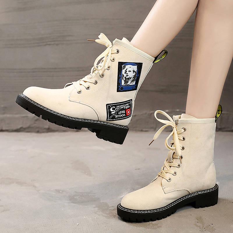 Martin Women Boots Dr Boots High Quality Leather Shoes Motorcycle Autumn Winter Women Boots