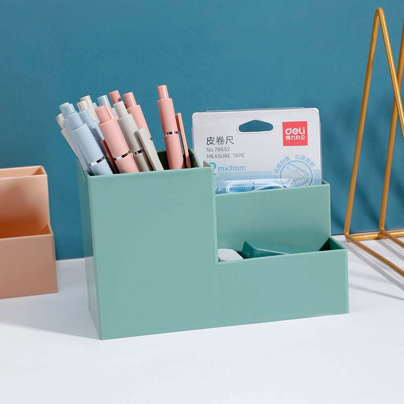 Student Pen Holder Simple Office Desk Pen Box Daily Small Object Storage Box
