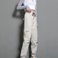 Summer Thin Plus Size Tooling Pants for Female Students Korean Version of Loose Wild Trend Casual Sports Harem Pants