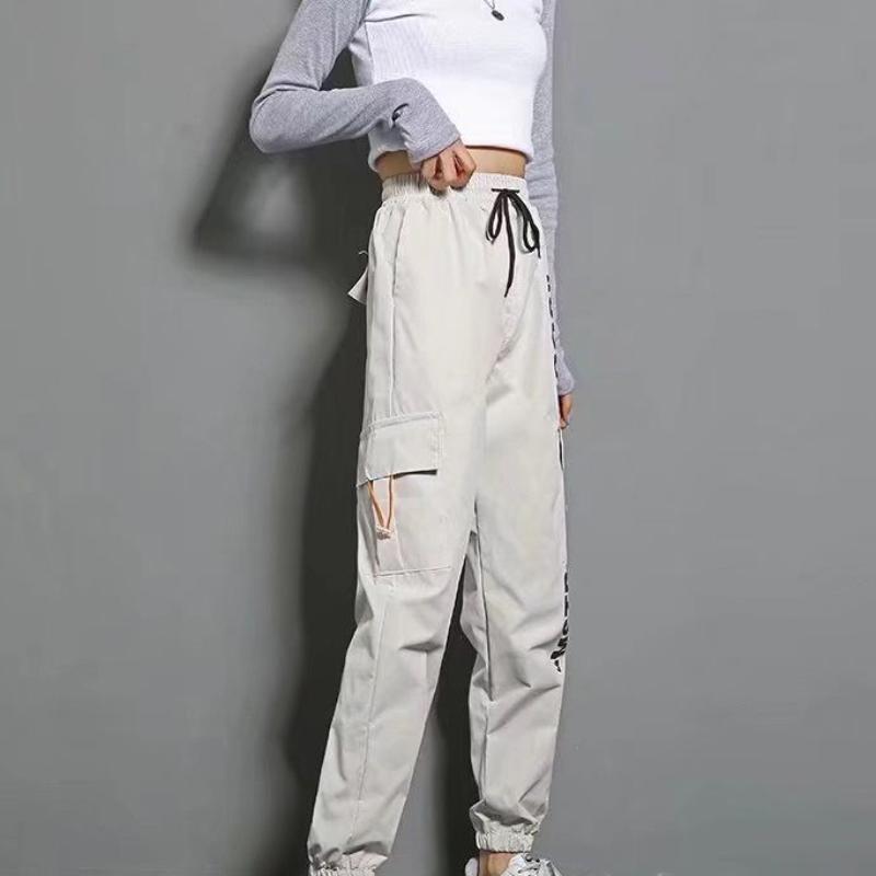 Summer Thin Plus Size Tooling Pants for Female Students Korean Version of Loose Wild Trend Casual Sports Harem Pants