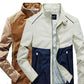 Spring and Autumn Men's Jacket Casual Jacket Middle-aged and Elderly Business Brand Thickening Grandpa's Top Loose Dad's Clothing