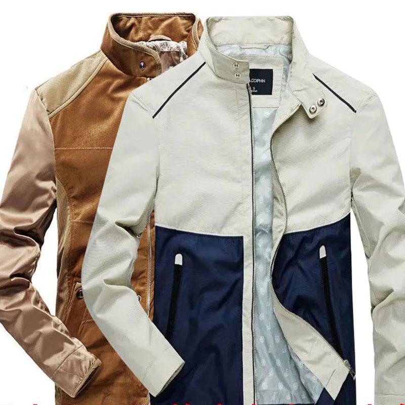 Spring and Autumn Men's Jacket Casual Jacket Middle-aged and Elderly Business Brand Thickening Grandpa's Top Loose Dad's Clothing