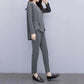 Women's Tops Loose Belly-covering Thin Casual Pants Striped Two-piece Fabric Lightweight Breathable Women's Casual Suit Home Wear
