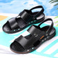 Beach Shoes Men's Sandals Trend Sandals Summer Non-slip Leather Soft Sole Dual-purpose Casual Shoes