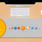 Oversized Game Mouse Pad Planet Starry Sky Anime Cartoon Cute Creative Table Pad Keyboard Pad Personalized Customization