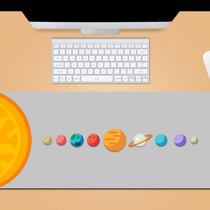 Oversized Game Mouse Pad Planet Starry Sky Anime Cartoon Cute Creative Table Pad Keyboard Pad Personalized Customization
