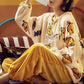 Winter Thickened Warm Pants Suit Autumn and Winter Coral Fleece Warm Loose Large Size Women's Pajamas