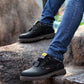 Autumn and Winter Shoes Women Men  Plus Velvet Cotton Shoes Couple Martin Boots Leather Casual Shoes