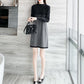 Autumn Knitted Dress Lace Retro Base Skirt Method Mid-length Fashion Sweater Skirt
