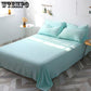 Spring Summer Solid Color Summer Thin Bed Linen Single-piece Washed Cotton Bed Linen Plus Bed Linen Extra Large Family