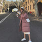 Women's Mid-length Over-the-knee Winter Padded Clothes Fashion Loose Students Thick Bread Clothes