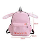 Fashion Women Canvas Cute Rabbit Cartoon Backpack Students Cute Schoolbag