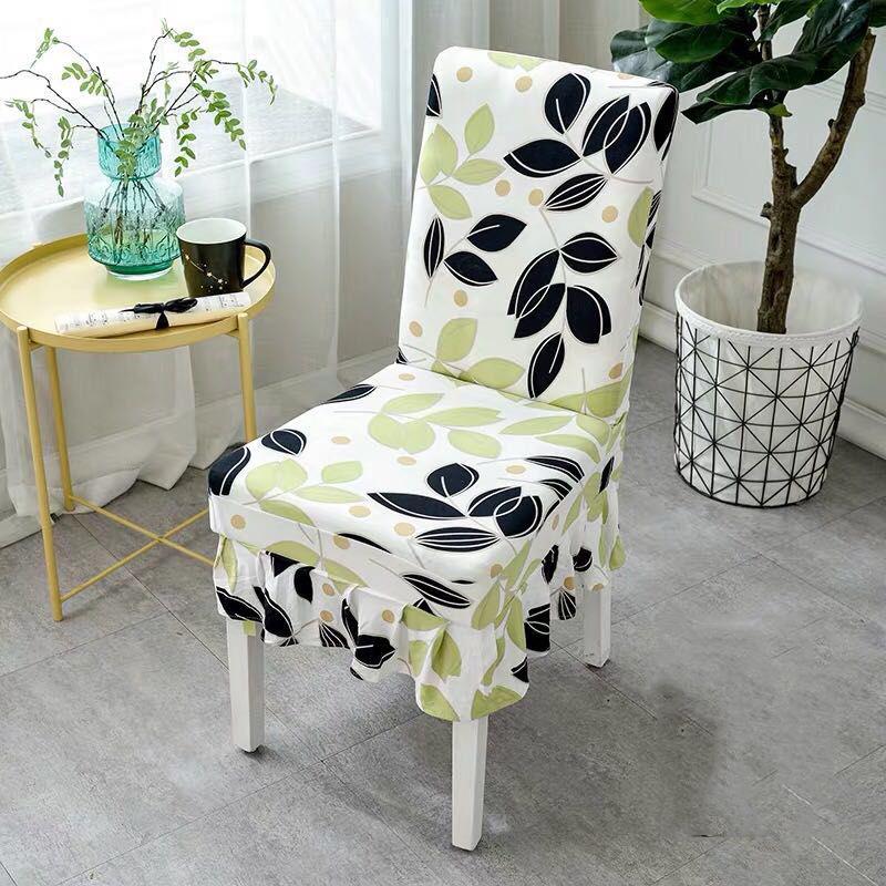 Printing chair cover Slipcovers  Removable Dining seat Covers Hotel Banquet restaurant