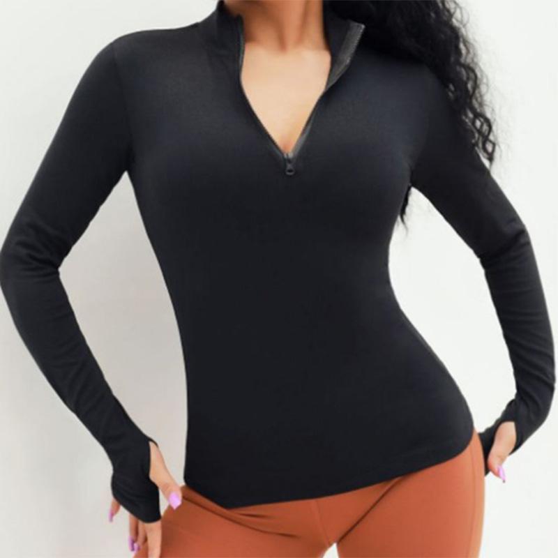 Yoga Tops Women's Single-piece Tops Quick-drying Yoga Clothes Tops Sports Tops Outer Penetrating Women