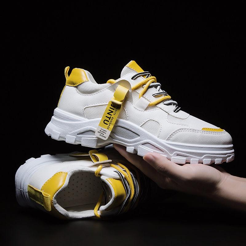 Spring Men's Sneakers Korean Style Trendy Casual Men's Sneakers All-match Breathable Shoes
