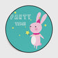Children's Floor Mat Girl Room Carpet Cute Cartoon Round Carpet Bedroom Anti-slip Mat
