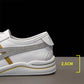 Spring and Autumn Flat Bottom Korean Sports Shoes Casual Shoes Soft Bottom Leather White Shoes Women Single Shoes