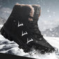 Men's Winter Snow Boots Men's Cotton Shoes High-top Large Size Men's Boots Plus Velvet Warmth Thick Cotton Boots
