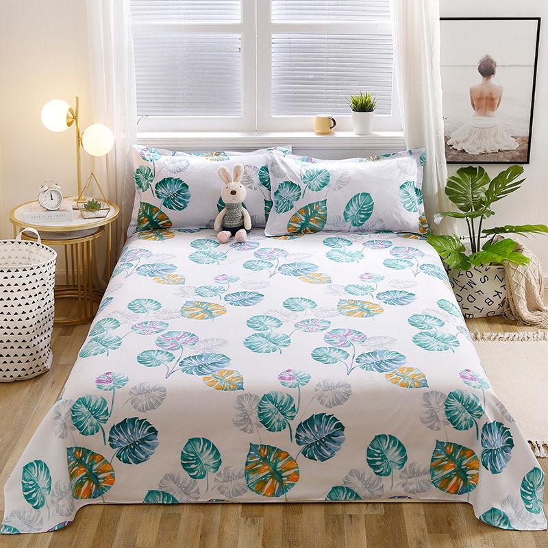 Twill Skin-friendly Bed Sheet Four Seasons Universal Student Dormitory Bed Linen Household Bedding