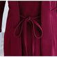 Large Size Women 'S Fake Two Piece Dress Female Long Sleeve Cover Belly Mother 'S Slimming