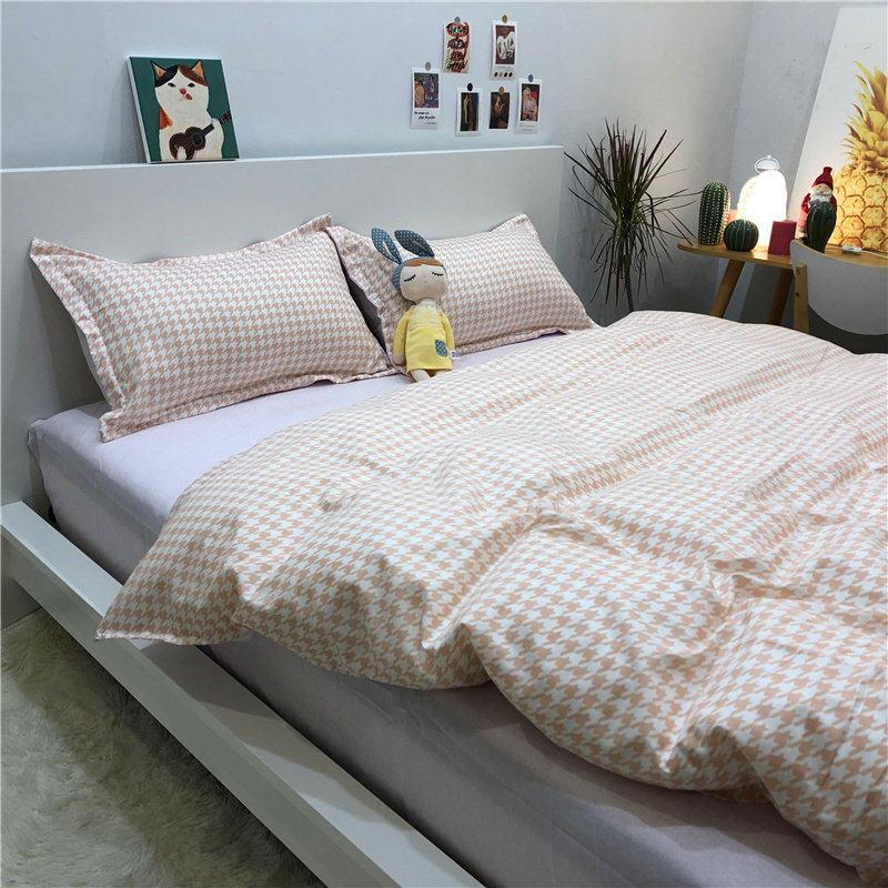 Fashion Simple Style Home Bedding Sets Bed Linen Duvet Cover Flat Sheet Winter King Queen Twin
