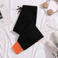 Net Red Autumn and Winter Knitted Casual Pants Hit Color Large Size Harlan Pants Women's Sports Pants Nine-point Pants Trousers