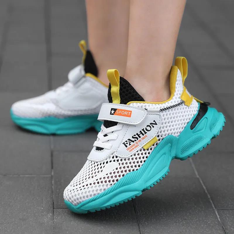 Kids Sneakers Outdoor Sports Wear Resistant Boy Shoes Breathable Children Casual Shoes Enfant