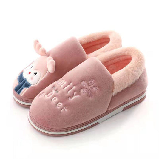 Winter Woman Slippers Non Slip Plush Slippers Soft Home Slippers Warm Indoor Slippers Cute Cartoon Designer Shoes for Women