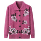 Autumn and Winter Thick Knit Cardigan Sweater Lapel Sweater Coat Plus Size Sweater Women's Sweater