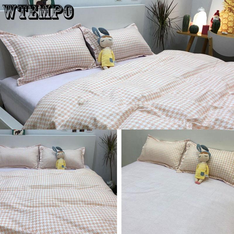 Fashion Simple Style Home Bedding Sets Bed Linen Duvet Cover Flat Sheet Winter King Queen Twin