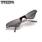 WTEMPO Butterfly sharp-eyed cat glasses popular sunglasses women through red retro sunglasses female
