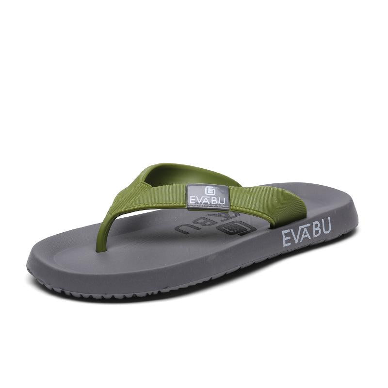 Large Size Non-slip Indoor Bathroom Flat Couple Slippers Men's and Women's Spring Summer Outdoor Beach Slip-on Slippers